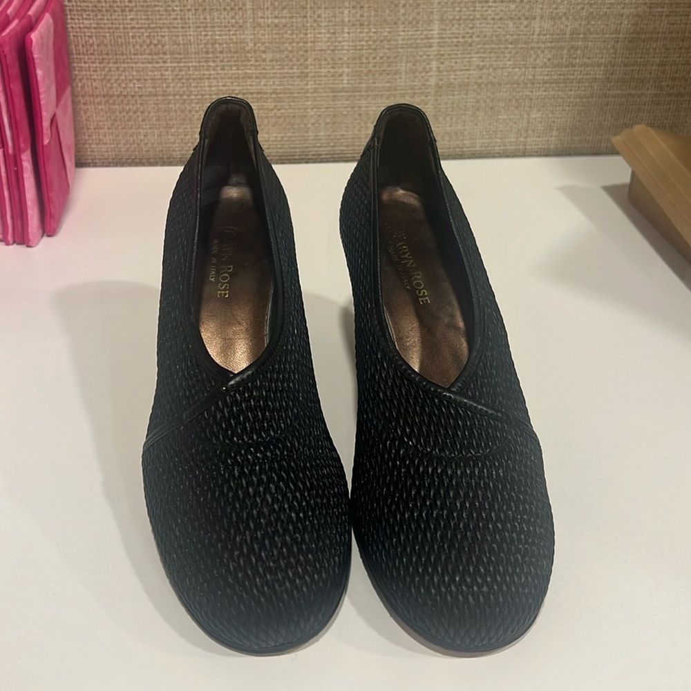 Woven Leather Heels